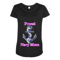 Womens Navy Proud Mom Original Naval Family Navy Gift , Best Gift, Cos Maternity Scoop Neck T-shirt | Artistshot