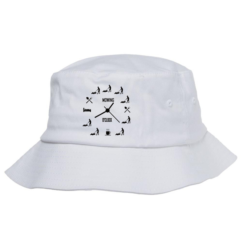 Custom Funny Mowing Lawn Mowing Lawn Care T Shirt Bucket Hat By Cm
