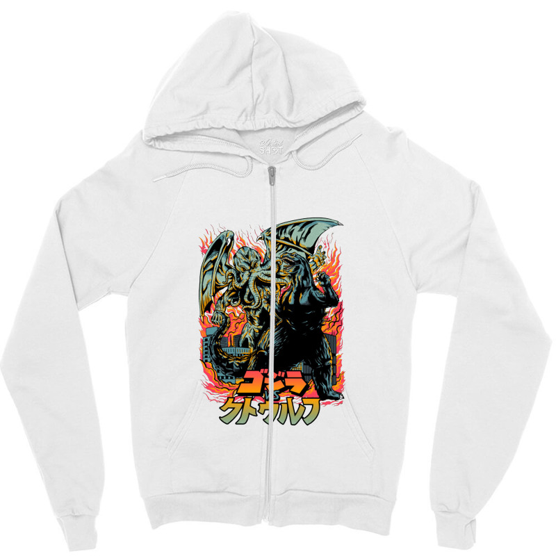 Clash Of Gods Zipper Hoodie | Artistshot