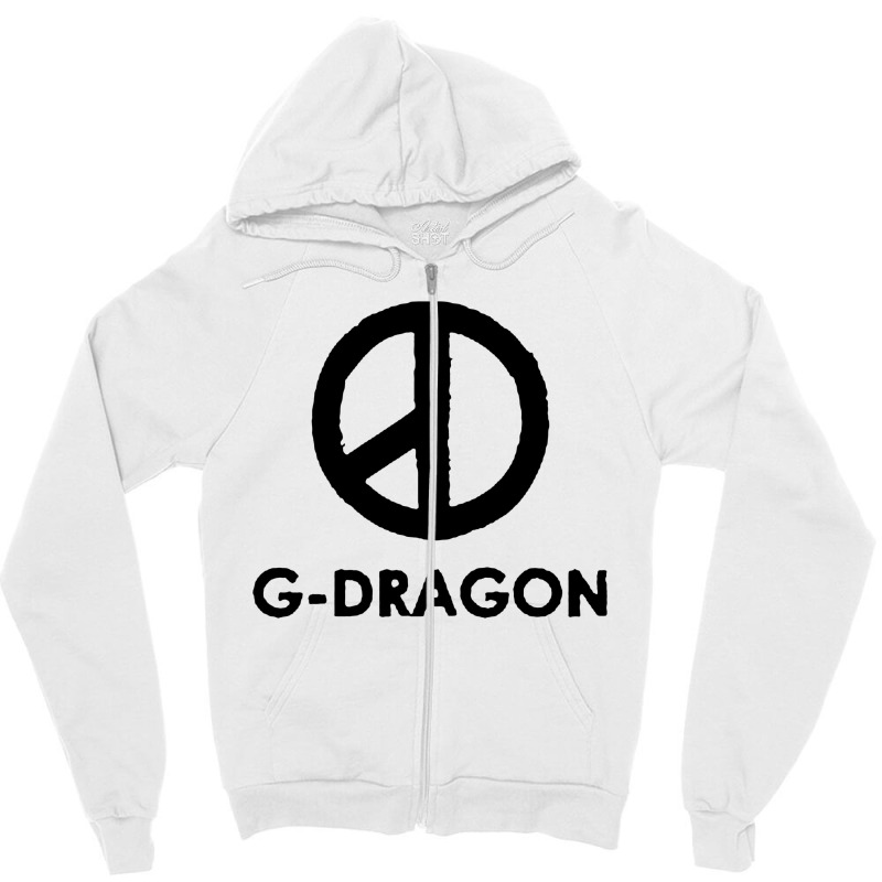 G Dragon Coup Peace Sign Zipper Hoodie By Frizidan Artistshot