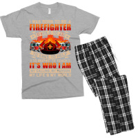 Firefighter T  Shirt Born To Be Firefighter Fireman T  Shirt Men's T-shirt Pajama Set | Artistshot