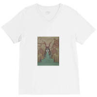 Cartoon V-neck Tee | Artistshot