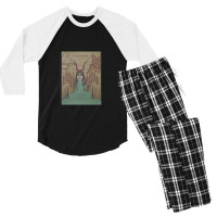 Cartoon Men's 3/4 Sleeve Pajama Set | Artistshot