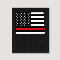 Firefighter T  Shirt Colorado Firefighter Thin Red Line T  Shirt Portrait Canvas Print | Artistshot