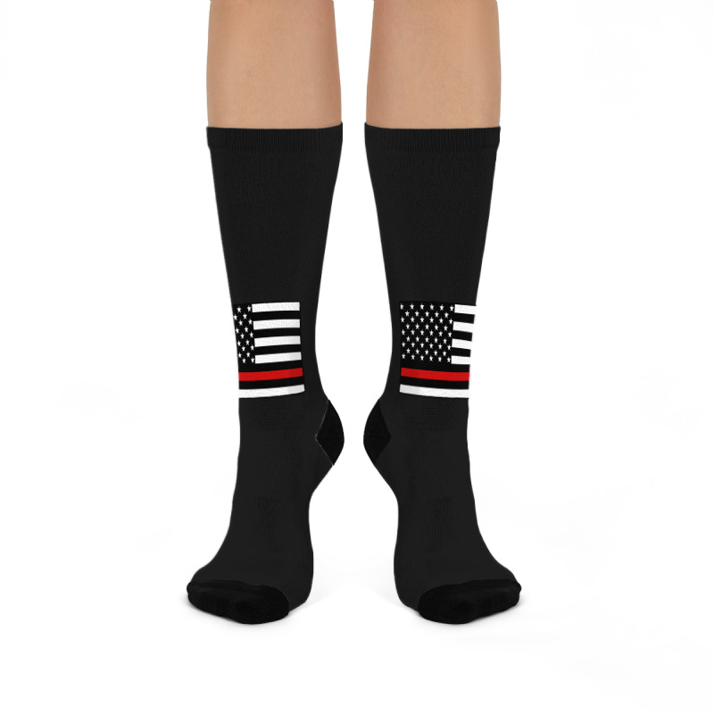 Firefighter T  Shirt Colorado Firefighter Thin Red Line T  Shirt Crew Socks | Artistshot