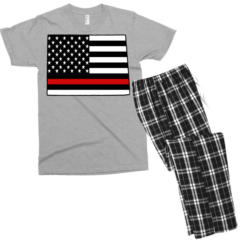 Firefighter T  Shirt Colorado Firefighter Thin Red Line T  Shirt Men's T-shirt Pajama Set | Artistshot