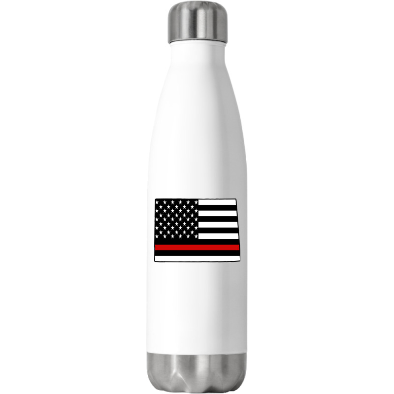 Firefighter T  Shirt Colorado Firefighter Thin Red Line T  Shirt Stainless Steel Water Bottle | Artistshot