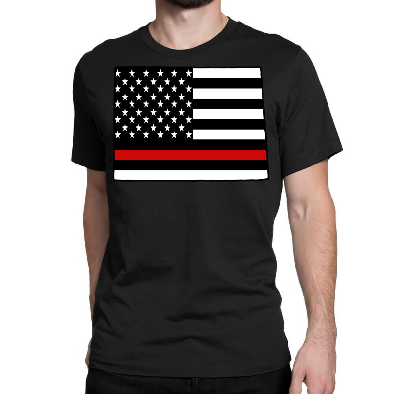 Firefighter T  Shirt Colorado Firefighter Thin Red Line T  Shirt Classic T-shirt | Artistshot