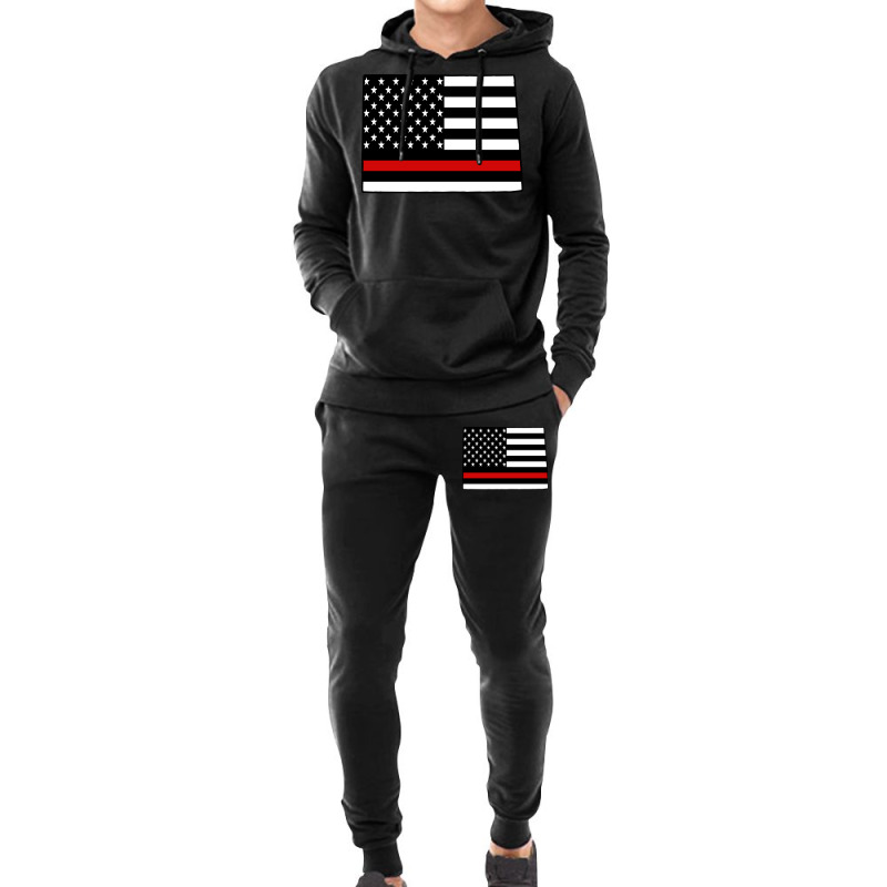 Firefighter T  Shirt Colorado Firefighter Thin Red Line T  Shirt Hoodie & Jogger Set | Artistshot