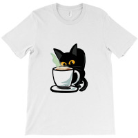 Coffee Cat T-shirt | Artistshot