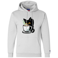 Coffee Cat Champion Hoodie | Artistshot