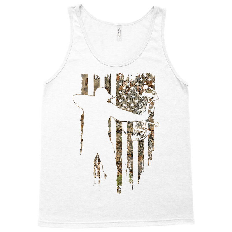 Vintage American Bionic Camouflage Flag Archery Bow Hunting Tank Top Tank Top by bakien89 | Artistshot