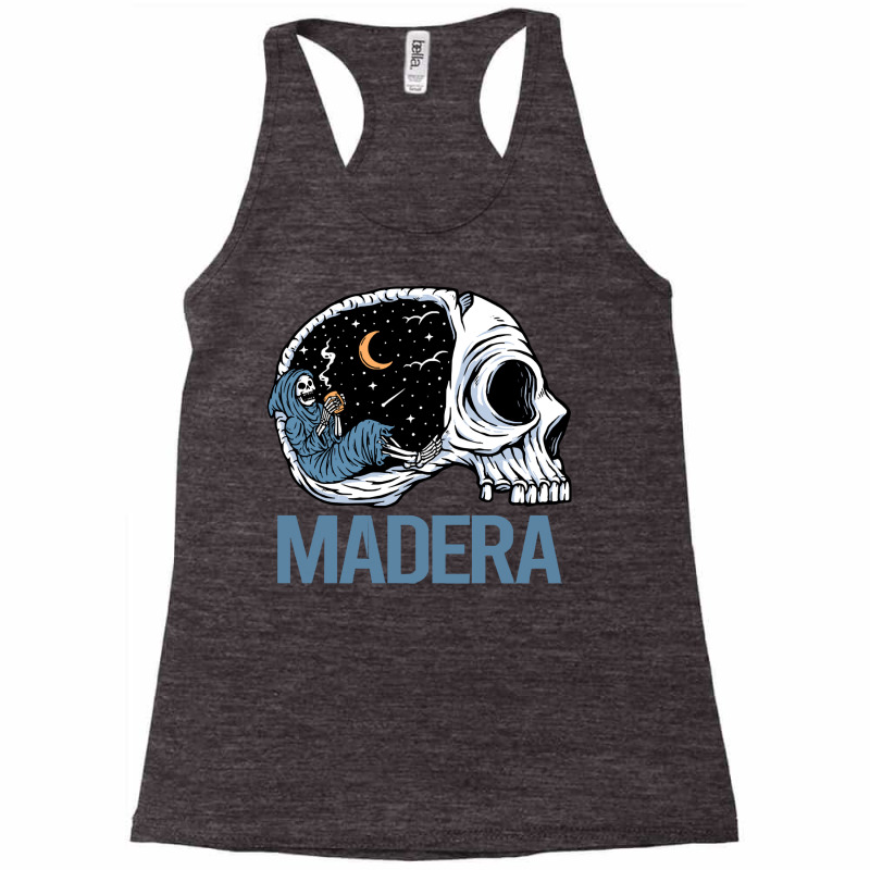 Madera T  Shirt Chilling Skeleton Madera T  Shirt Racerback Tank by lizardgasp | Artistshot