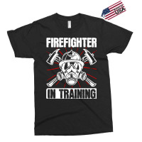 Firefighter T  Shirt Fire Rescue Firefighter In Training Fireman T  Sh Exclusive T-shirt | Artistshot