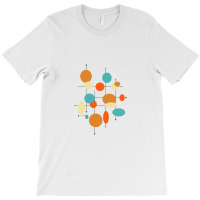 Colorful Geometric Circles Lines Mid Century T-shirt | Artistshot