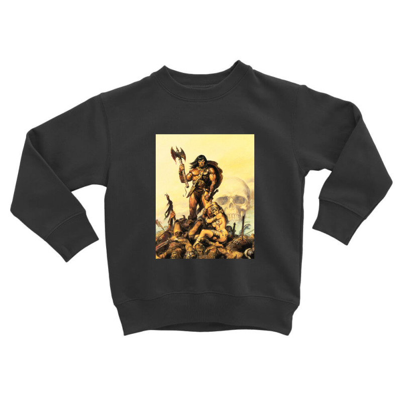 Conan The Barbarian 5 Toddler Sweatshirt by kadalcoklat | Artistshot