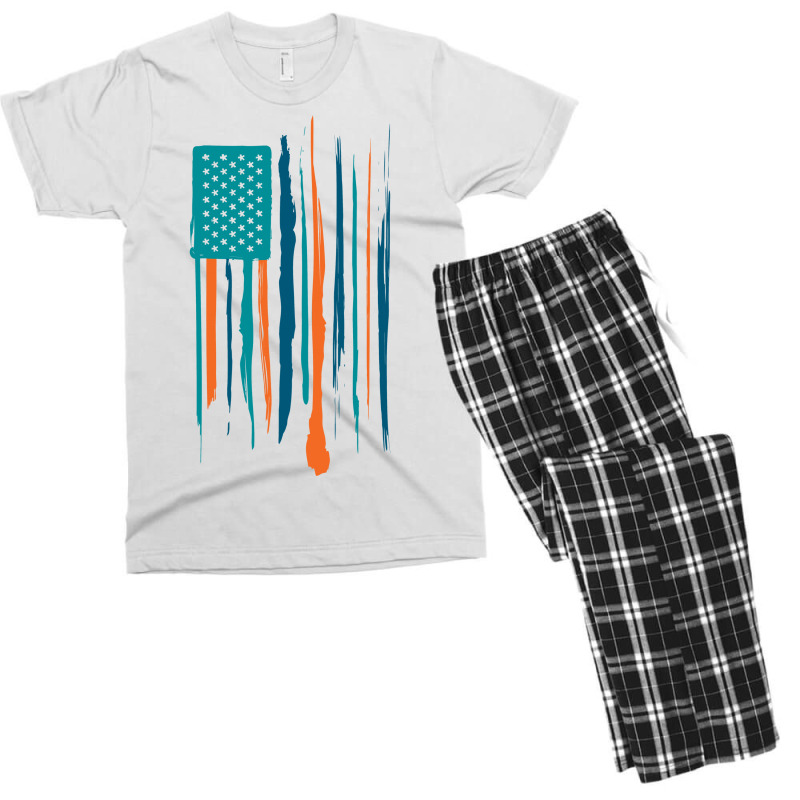 Miami Dolphins Men's T-shirt Pajama Set | Artistshot