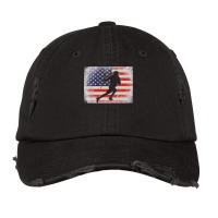 Lacrosse 4th Of July Gift American Flag Usa  Ball Stick Premium Vintage Cap | Artistshot