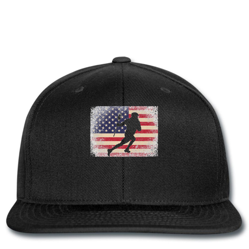 Lacrosse 4th Of July Gift American Flag Usa  Ball Stick Premium Printed hat by EaglesonBonnie | Artistshot