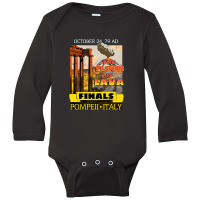 The Floor Is Lava T Shirtthe Floor Is Lava Finals Long Sleeve Baby Bodysuit | Artistshot