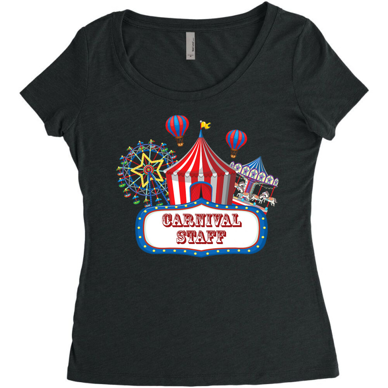 Carnival Staff For Circus Event Staff & Ringmaster Lover , Best Gift,  Women's Triblend Scoop T-shirt by new121 | Artistshot