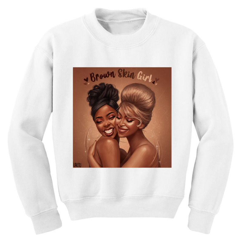 Brown Skin Girl Bey Youth Sweatshirt | Artistshot