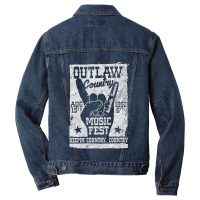 Outlaw Country Music Fest Nashville Vintage Graphic , Best Gift, Costu Men Denim Jacket | Artistshot