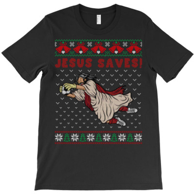 Jesus Saves Soccer T-shirt Designed By Bariteau Hannah