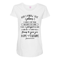 Christian Shirt Bible Verse Jeremiah 29 11 Hope Future Tee Maternity Scoop Neck T-shirt | Artistshot