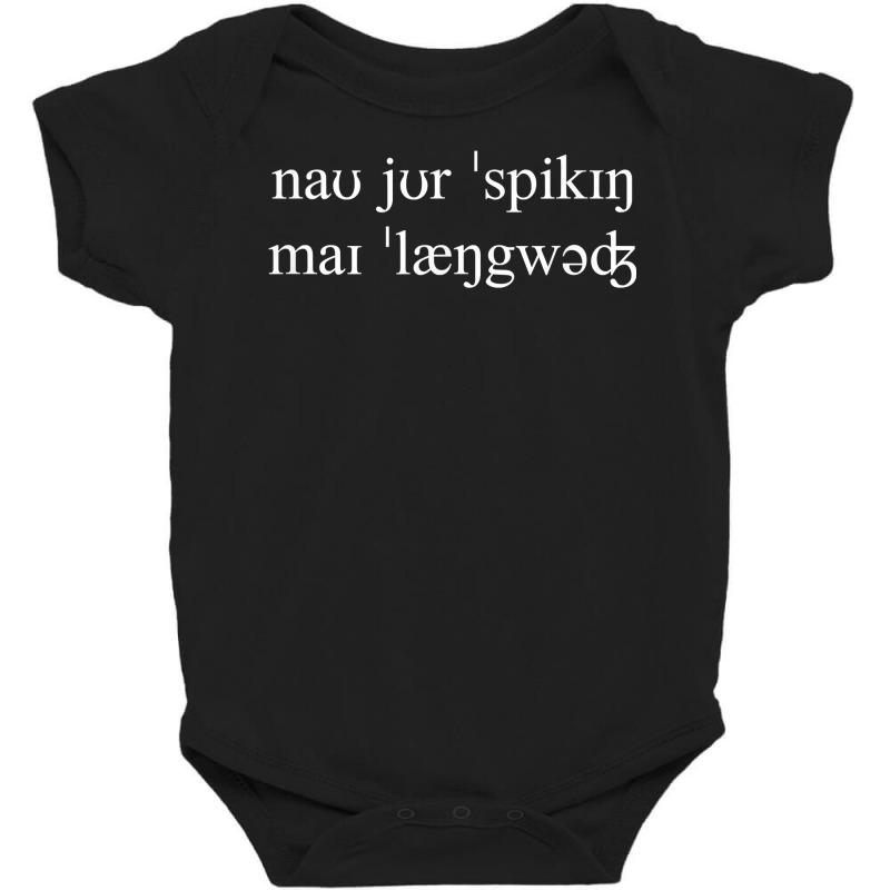 International Phonetic Alphabet Language T Shirt Baby Bodysuit | Artistshot