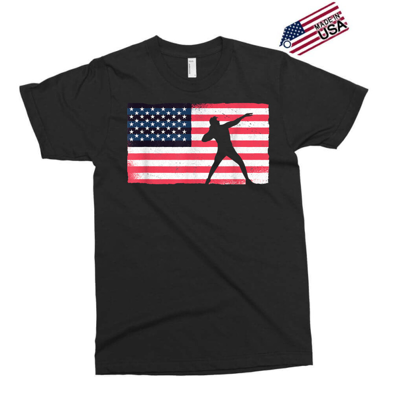 Shot Putter American Flag Usa Throw Track And Field Shot Put T Shirt Exclusive T-shirt by ToanJeiza | Artistshot