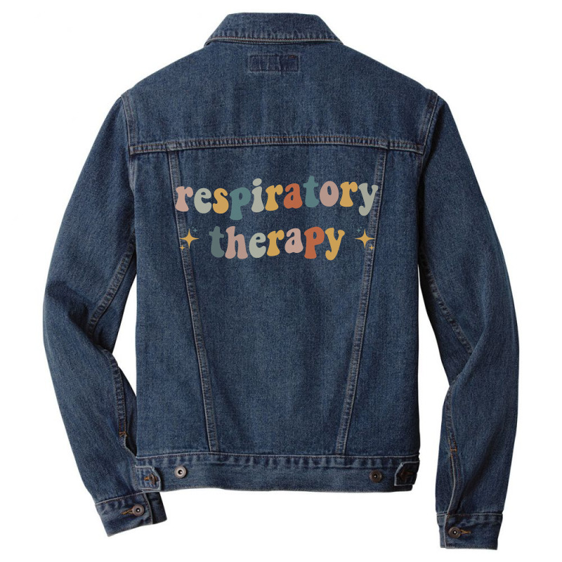 Respiratory Therapy Rt Therapist Funny Rt Care Week , Best Gift, Costu Men Denim Jacket | Artistshot