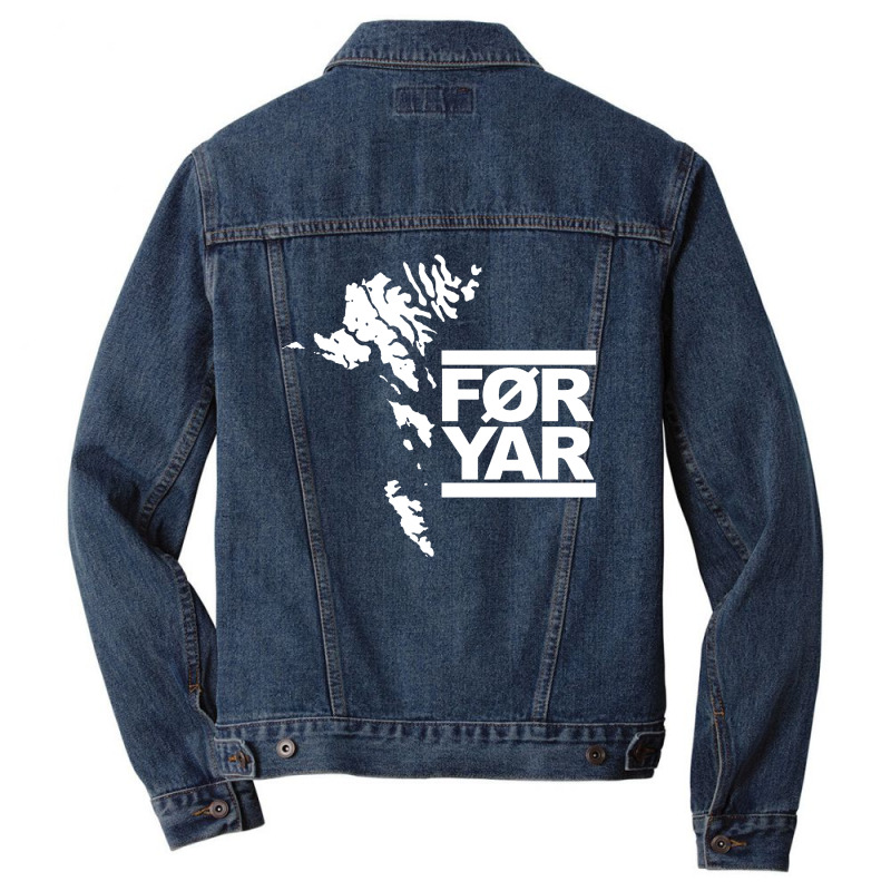 Faroe Islands Men Denim Jacket by veelra50534 | Artistshot