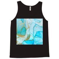 Alcohol Ink Blue Abstract Background Ocean Style Tank Top | Artistshot