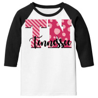 Tennessee Pink Youth 3/4 Sleeve | Artistshot