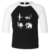 Divine Beasts Toddler 3/4 Sleeve Tee | Artistshot