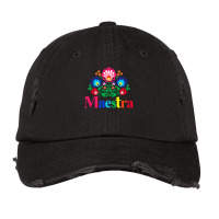 Maestra Proud Spanish Teacher Bilingual Teacher Latina , Best Gift, Co Vintage Cap | Artistshot