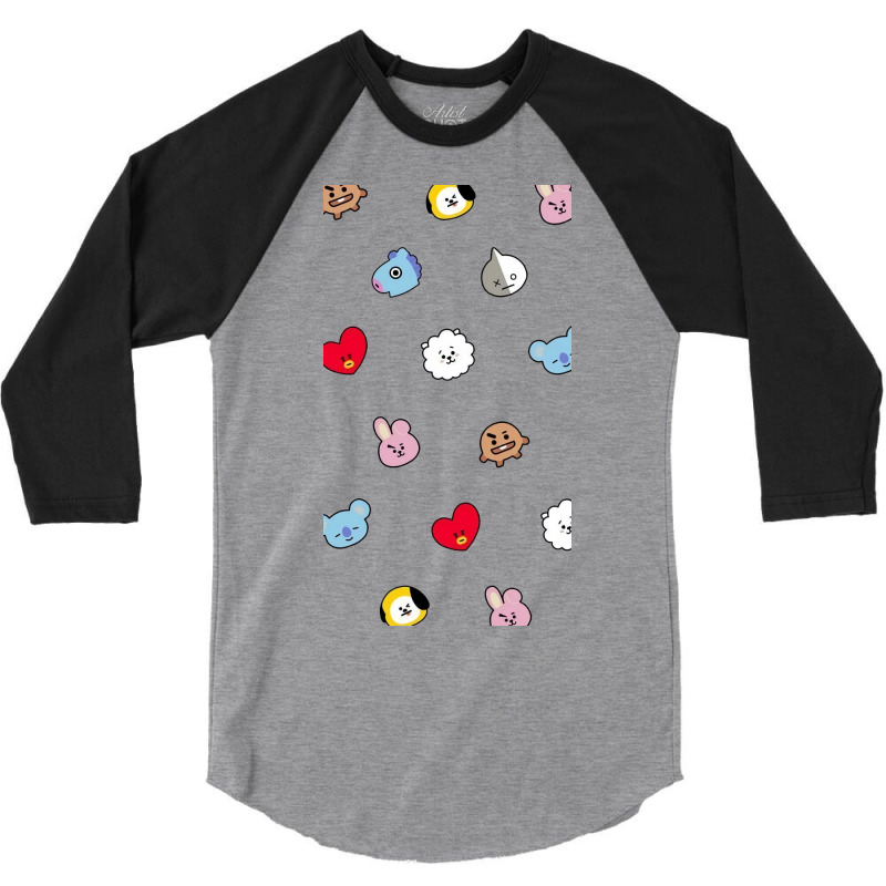 Bt21 Cute All 3/4 Sleeve Shirt | Artistshot