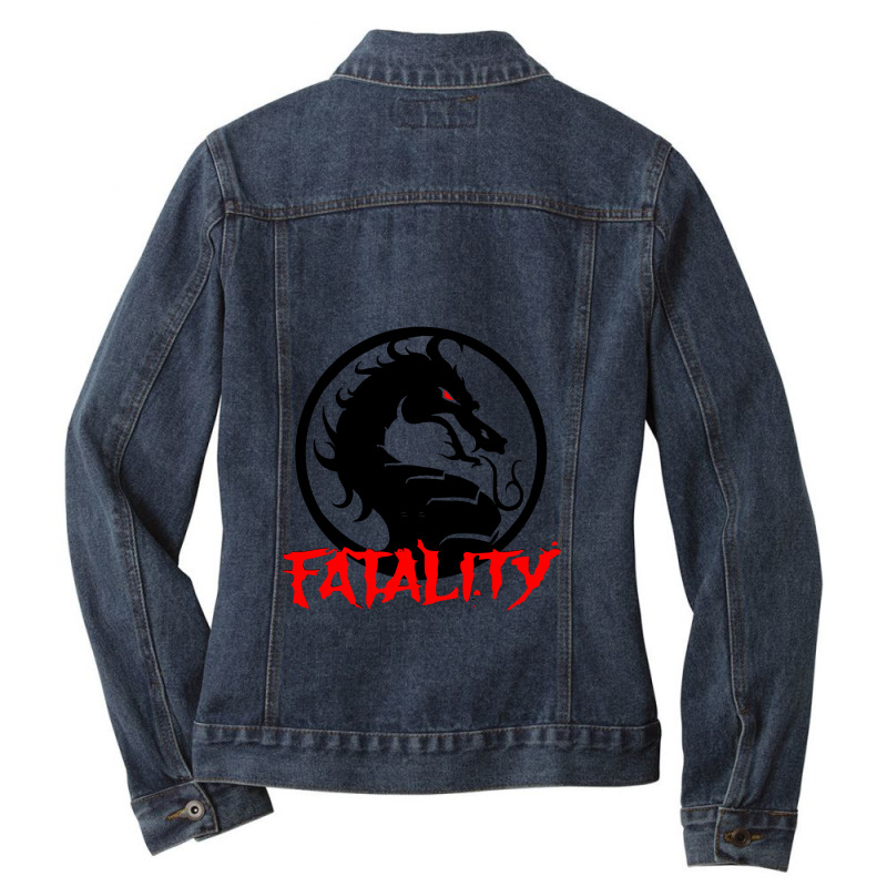 Fatality Ladies Denim Jacket by apotekkers | Artistshot