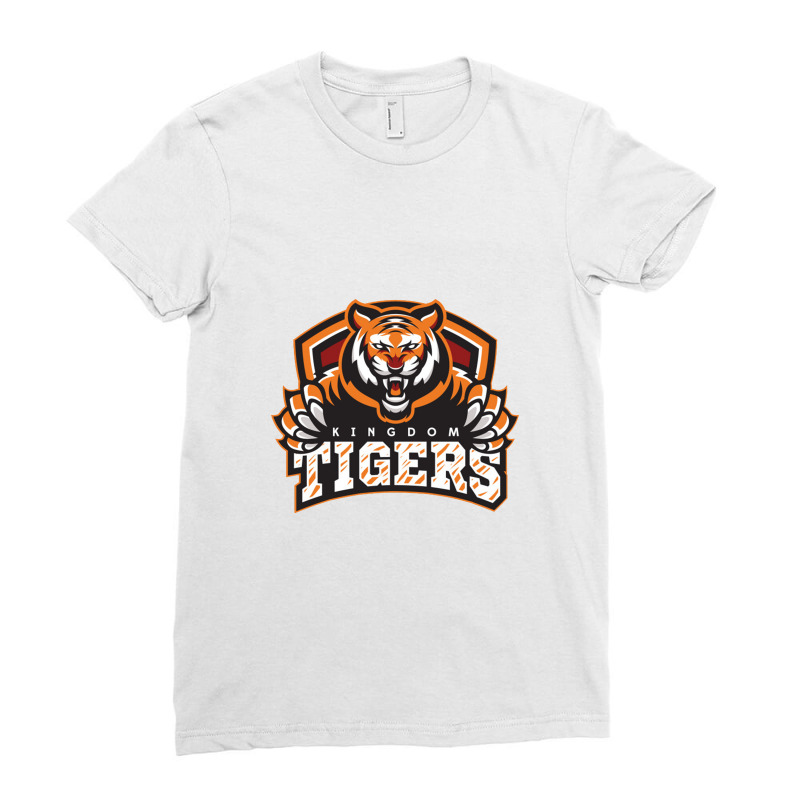 Kingdom Tigers   Walking Dead Design Ladies Fitted T-Shirt by baruklambi | Artistshot