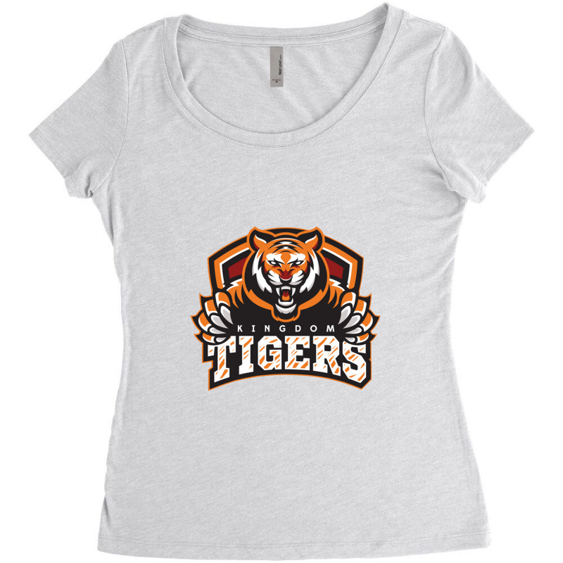 Kingdom Tigers   Walking Dead Design Women's Triblend Scoop T-shirt by baruklambi | Artistshot