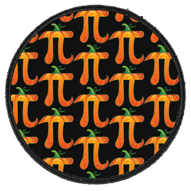 Pumpkin Pi Halloween Costume T  Shirt Funny Pumpkin Pi Halloween Costu Round Patch | Artistshot