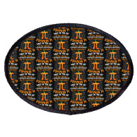 Pumpkin Pi Halloween Costume T  Shirt Funny Pumpkin Pi Halloween Costu Oval Patch | Artistshot