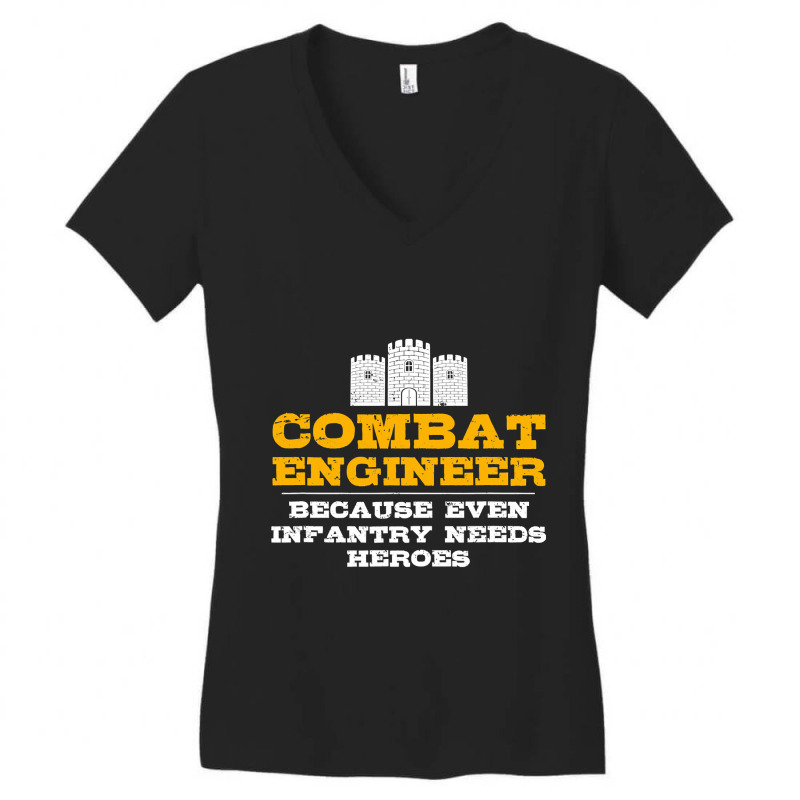 Combat Engineer   Engineer Gifts   Army Engineering T Shirt Women's V-Neck T-Shirt by DianneHenderson91 | Artistshot