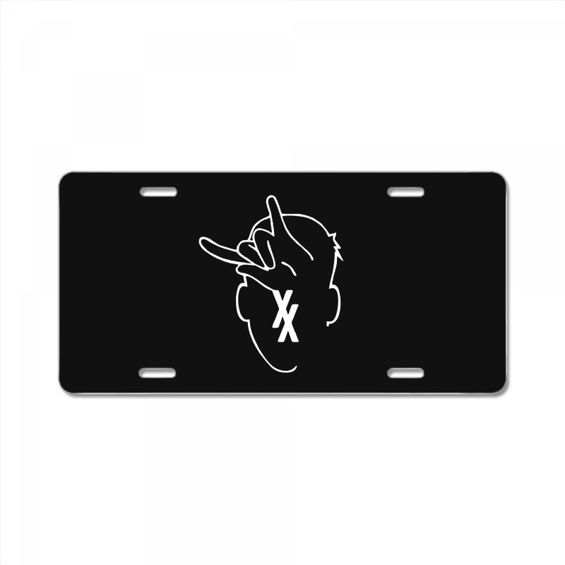 Rap Devil Hand Sign License Plate By Cm-arts - Artistshot