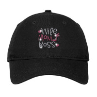 Wife Mom Boss Bling Rhinestone Funny Birthday Party Gift T Shirt Adjustable Cap | Artistshot