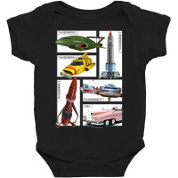 Thunderbirds Vehicles, Ideal Gift, Birthday Present Baby Bodysuit | Artistshot