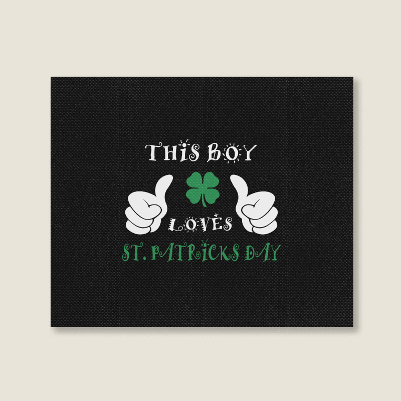 This Boy Loves St Landscape Canvas Print | Artistshot