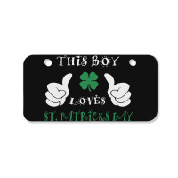 This Boy Loves St Bicycle License Plate | Artistshot