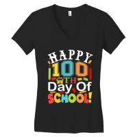 100th Day Of School Tshirt Women's V-neck T-shirt | Artistshot